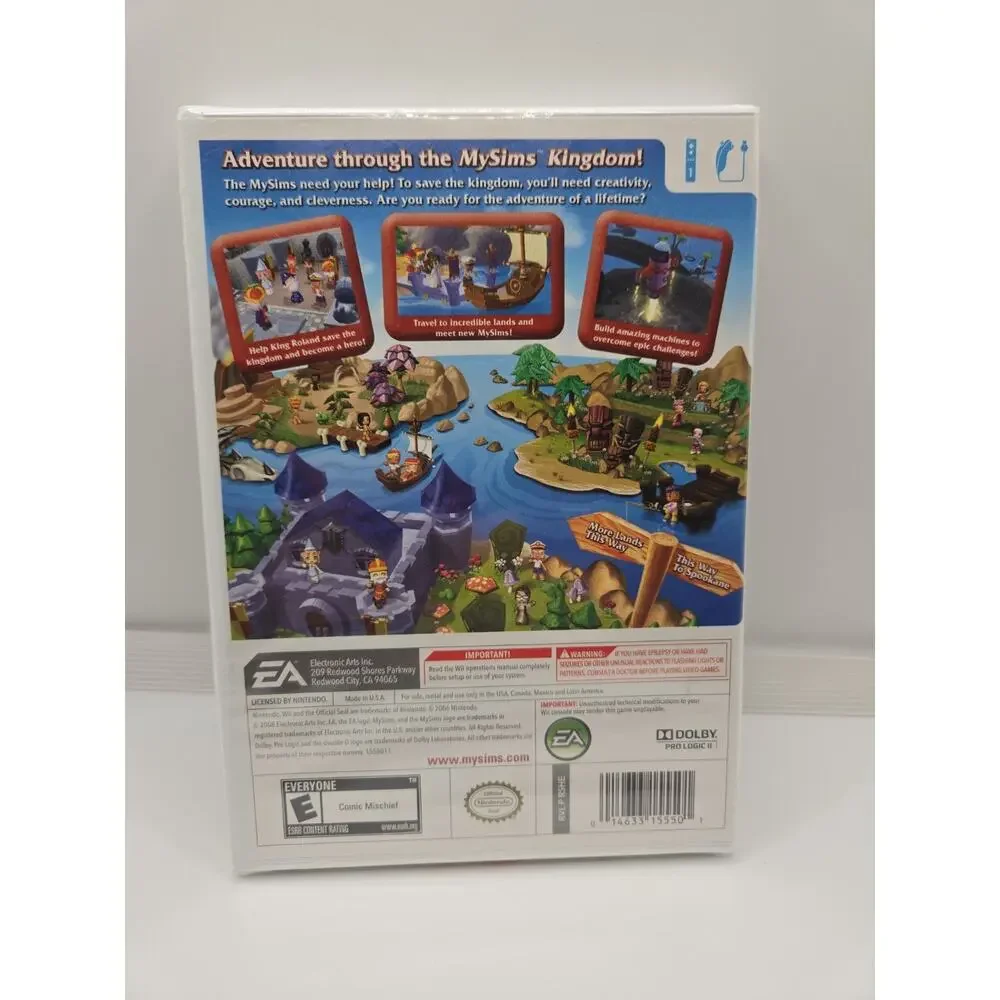 Electronic Arts MySims Kingdom Nintendo Wii SEALED